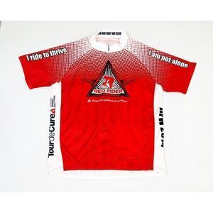 2014 Cycling Diabetes Jersey Shirt XXL Red Rider Biking